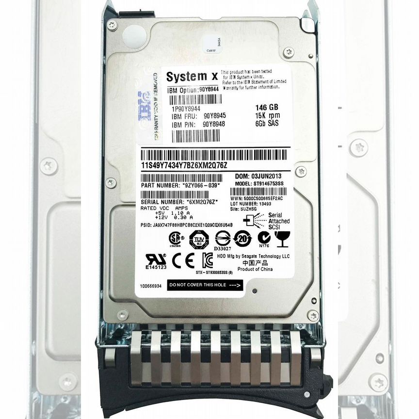 [90Y8948] Жесткий Диск Ibm 146gb 15000 Sas 2,5" Hdd 90y8948