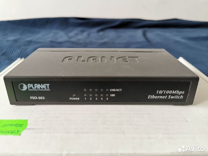 Коммутатор Planet FSD-503 новый 5 портов свитч