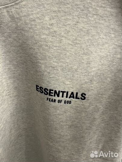 Свитшот essentials оригинал grey