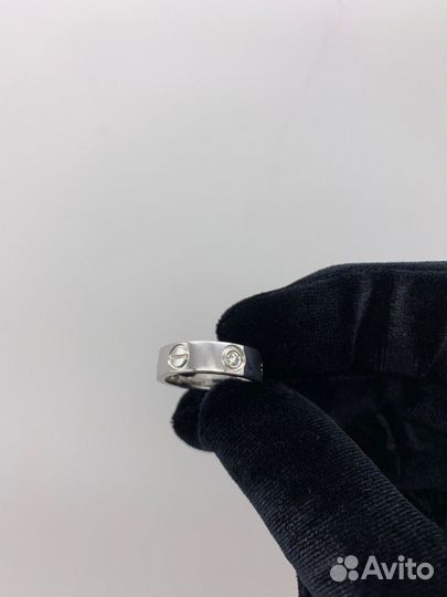 Кольцо обручальное с бриллиантами 750