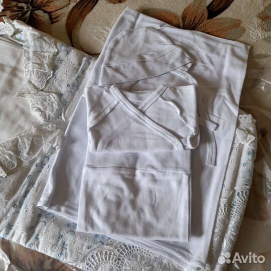 Комплект на выписку для мальчика лето