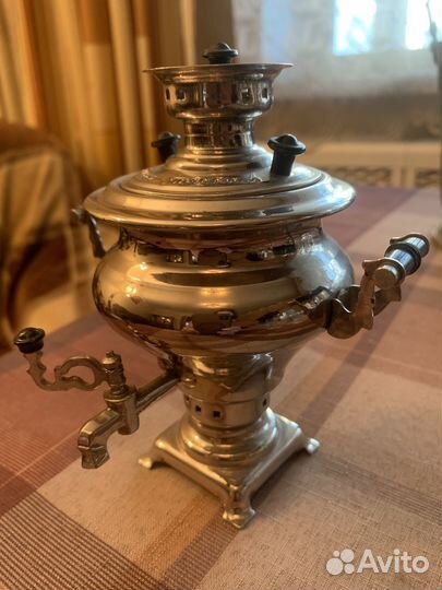 Минисамовар сувенирный с надписью Ясная Поляна