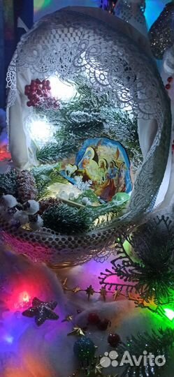 Вертеп рождественский поделка