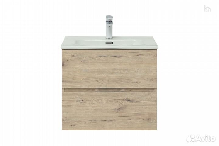 Тумба под раковину для ванной 60 (2 ящика) Алвита