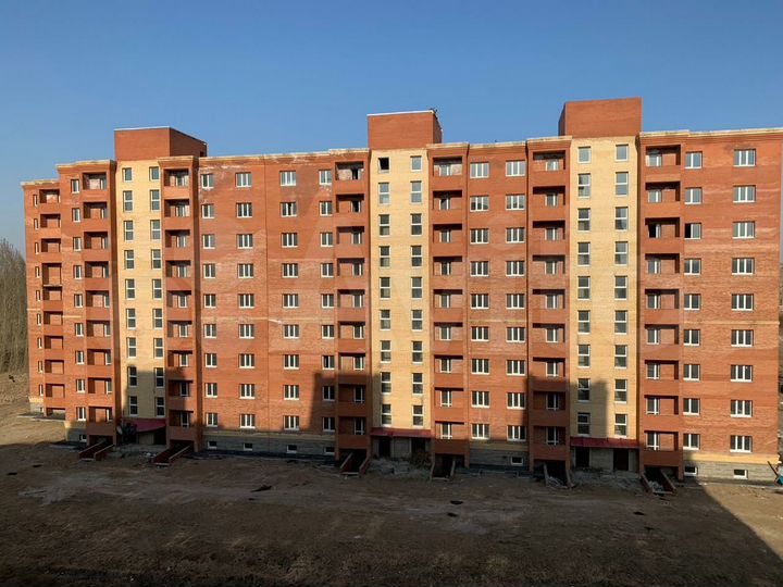 2-к. квартира, 54 м², 1/9 эт.