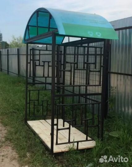 Дровник уличный