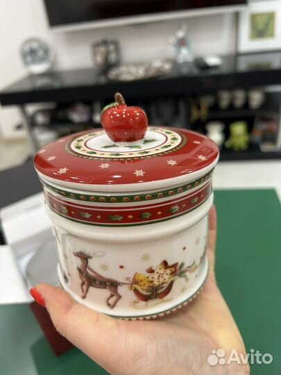 Villeroy & Boch банка для печенья новогодняя