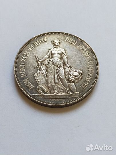 5 франков 1885 Швейцария Берн