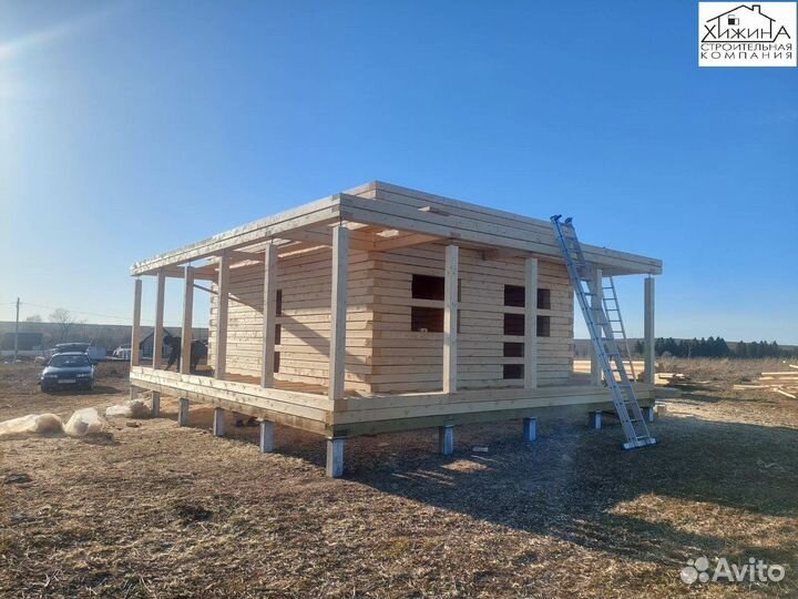 Дома срубы из бруса 8х10 строительство ремонт