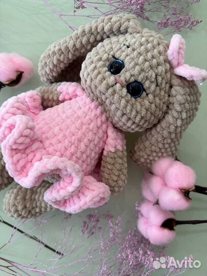 Вязаная плюшевая игрушка