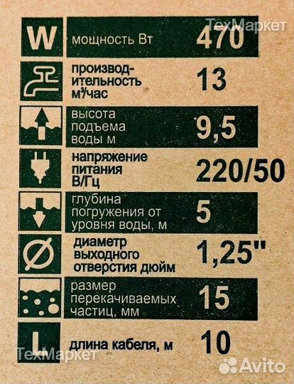 Профессиональный дренажный насос Belamos DWP 450