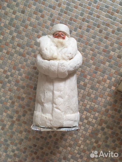 Дед Мороз ватный СССР