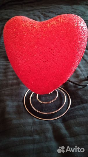 Светильник ночник в виде сердца