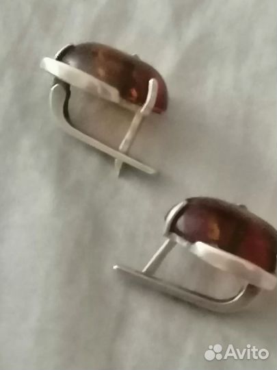 Серьги серебро