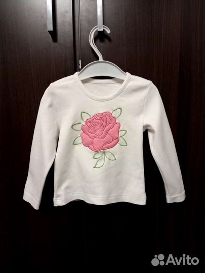 Лонгслив для девочки 86-92