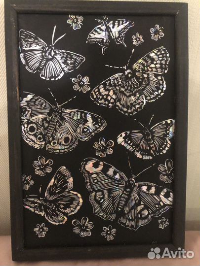 Панно бабочки