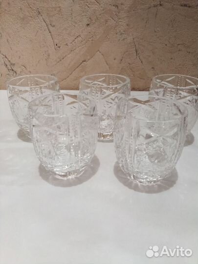 Хрустальные стопки СССР