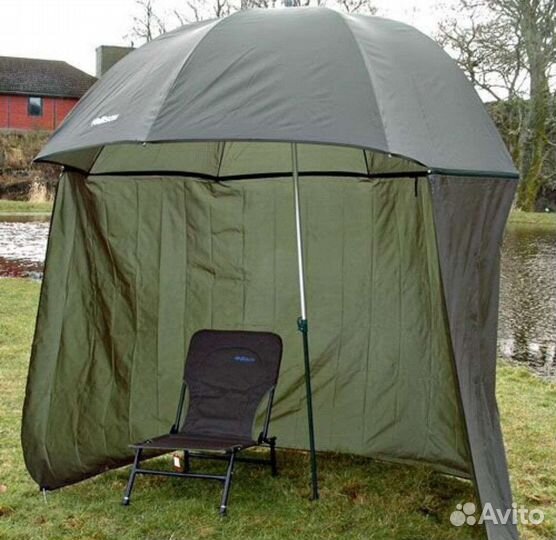 Рыболовный зонт с тентом. Зонт для отдыха