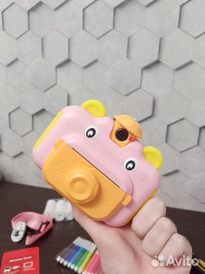Детский фотоаппарат с моментальной печатью