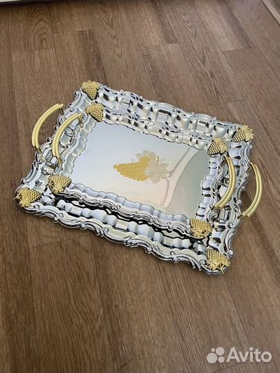 Набор хромированных подносов Hofen