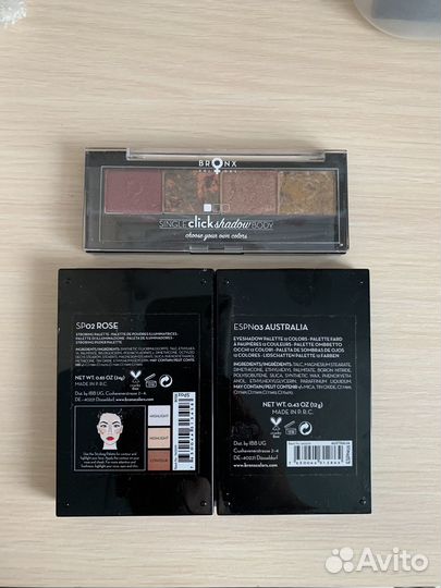 Палетки теней и для контурирования Bronx новые