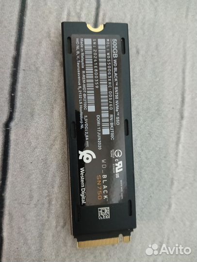 Ssd m2 nvme 500gb WD Black