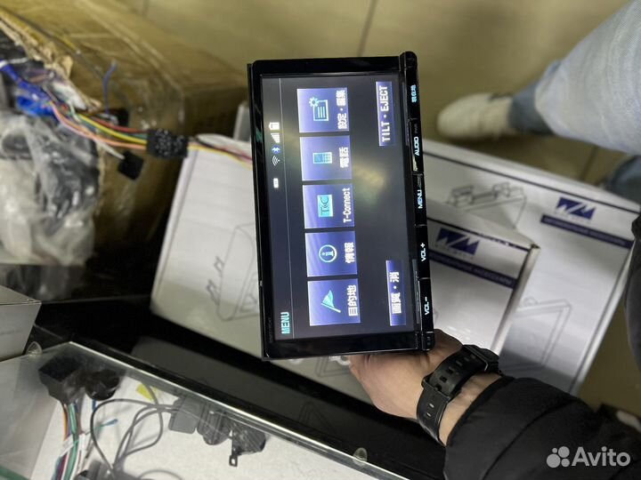 Магнитола 9 дюймов оригинал Япония + регистратор