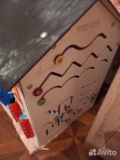 Бизиборд домик с освещением