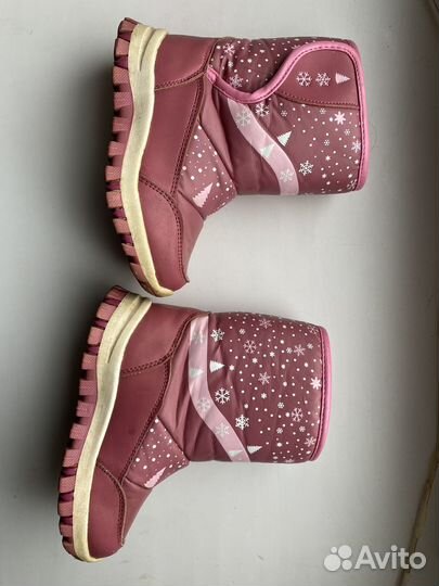 Сапоги зимние для девочки 25