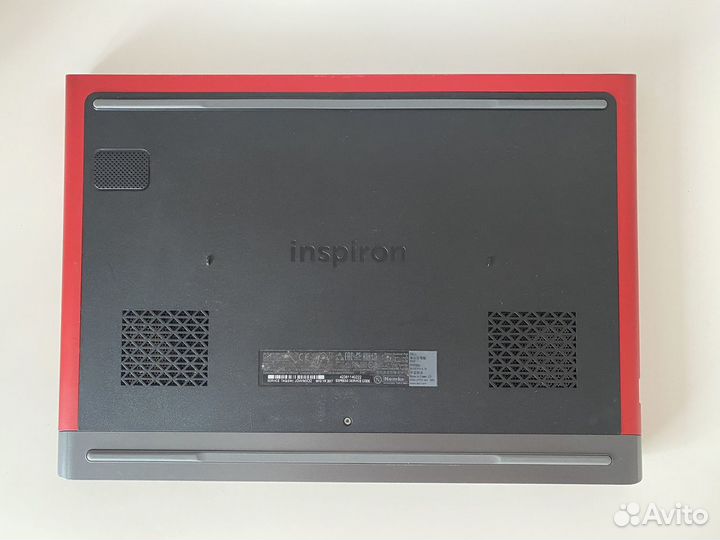 Игровой ноутбук dell inspiron красный 15.6 FullHD