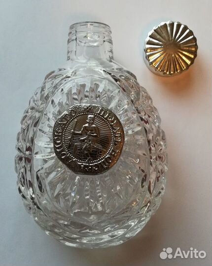 Фляжка хрустальная с печатью войска Донского