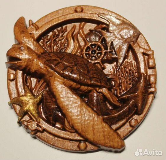 Магниты из дерева на холодильник