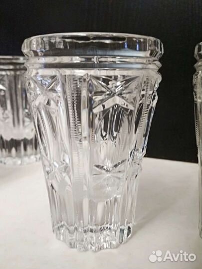 Набор стаканов винтаж Богемия Чехословакия