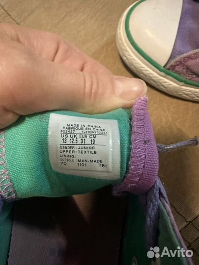 Кеды Converse оригинал US 13 EUR 31