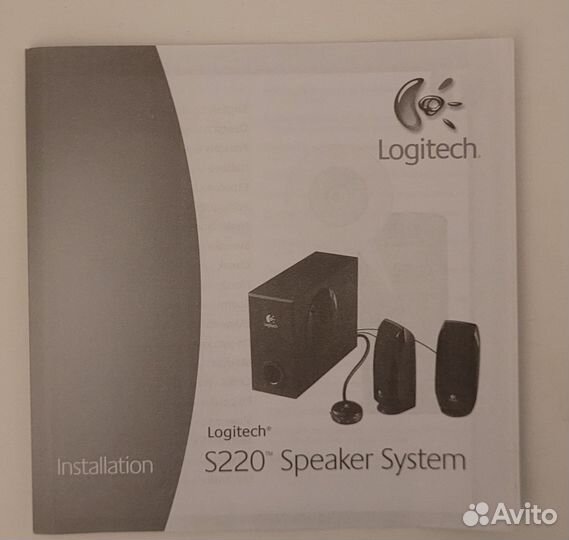 Акустические колонки Logitech S220 с сабвуфером