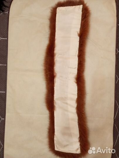 Опушка из натурального меха - съёмный воротник