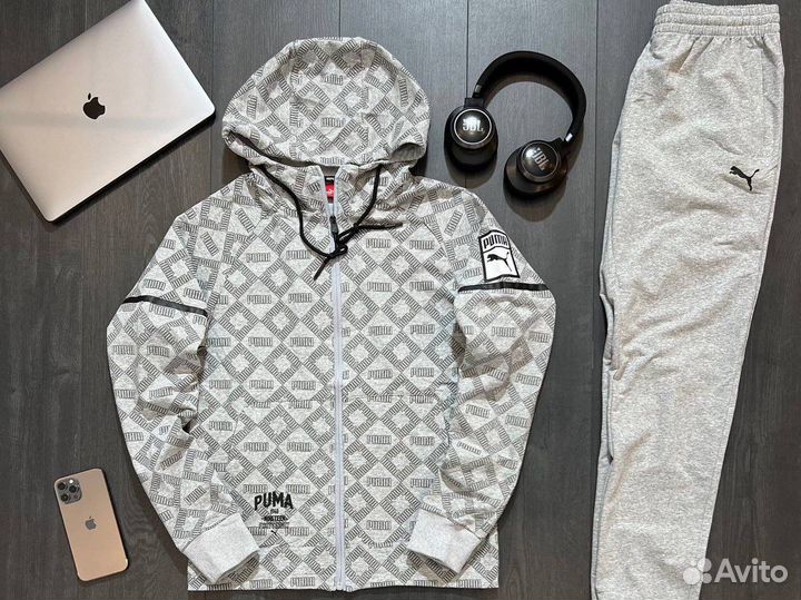 Мужской спортивный костюм черный