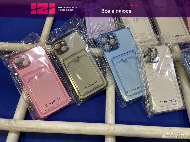 Новые прозрачные чехлы для iPhone 13/pro/pro max