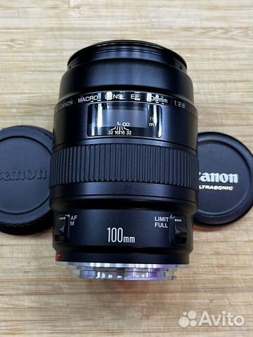 Canon 100mm 2.8 macro как новый