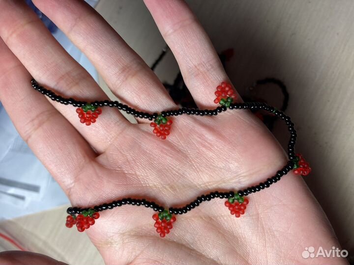 Чокер из бисера