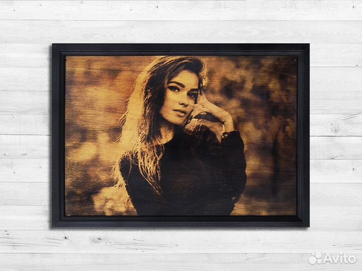 Выжигание портретов по дереву