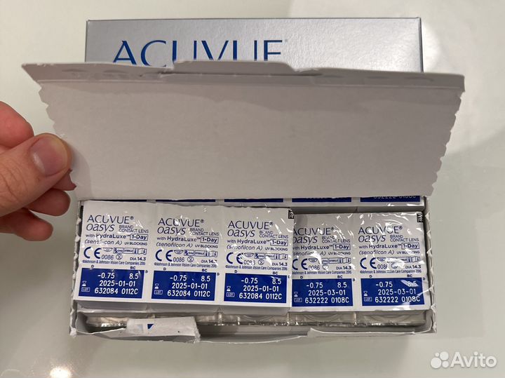 Контактные линзы Acuvue Oasys One Day