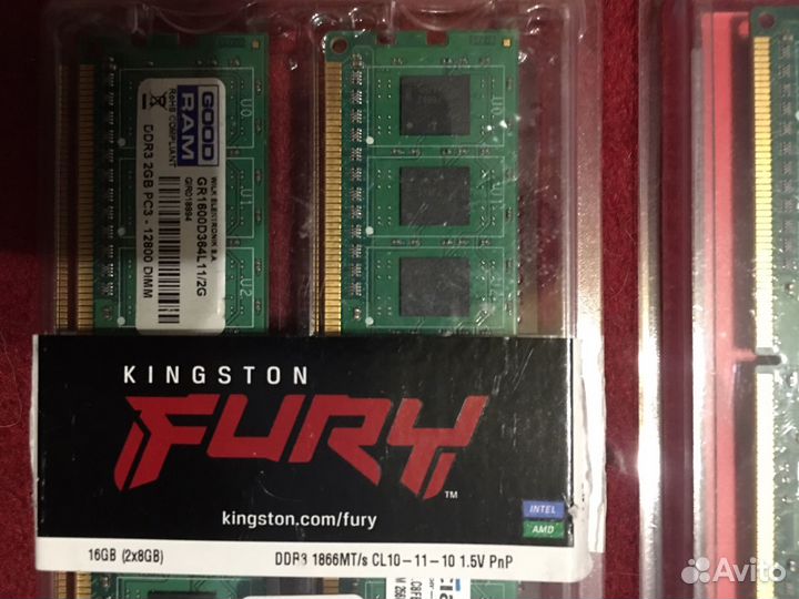 Ddr3 2gb / 4шт
