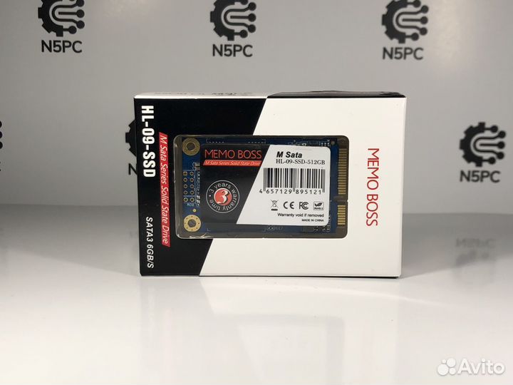 512GB SSD msata MemoBoss для компьютера и ноутбука