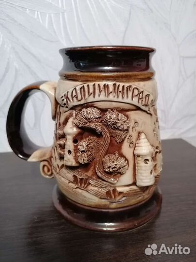 Эксклюзивная пивная глиняная кружка