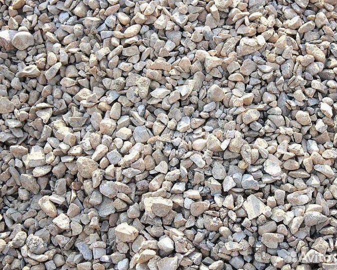 Щебень известняковый гравийный с доставкой песок