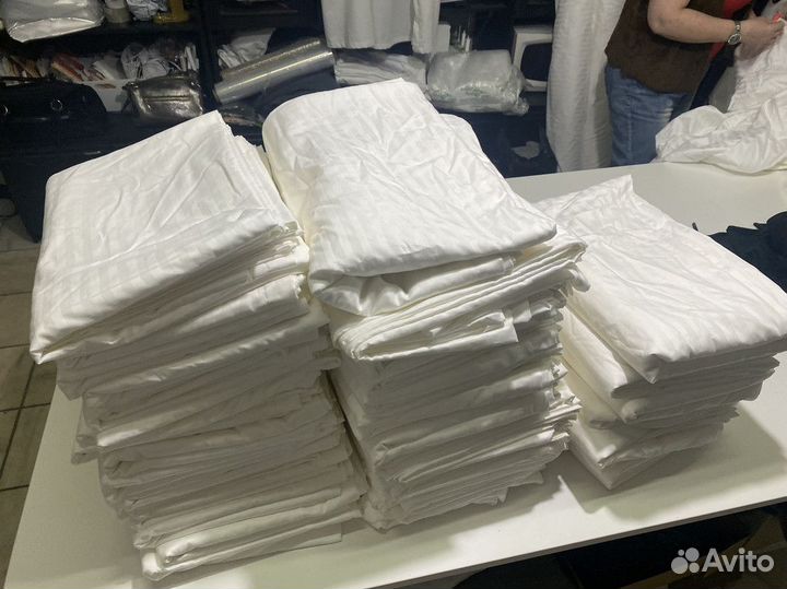 Гостиничный Страйп-Сатин. Комплект 2 сп