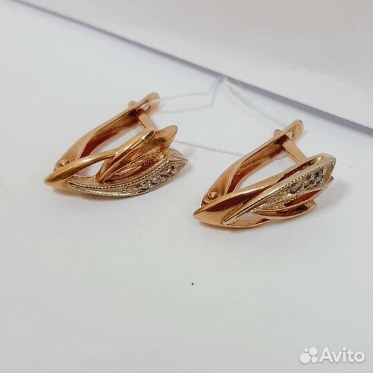 Золотые серьги