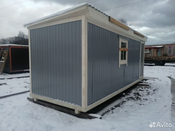 Бытовка 6х2,3м утепленная на участок
