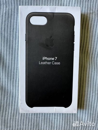 Чехол для iPhone 7/8/SE Leather Case, бу, нат кожа